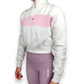 Ellesse White Half-Zip Cropped Pullover Sweatshirt Women Size UK 4