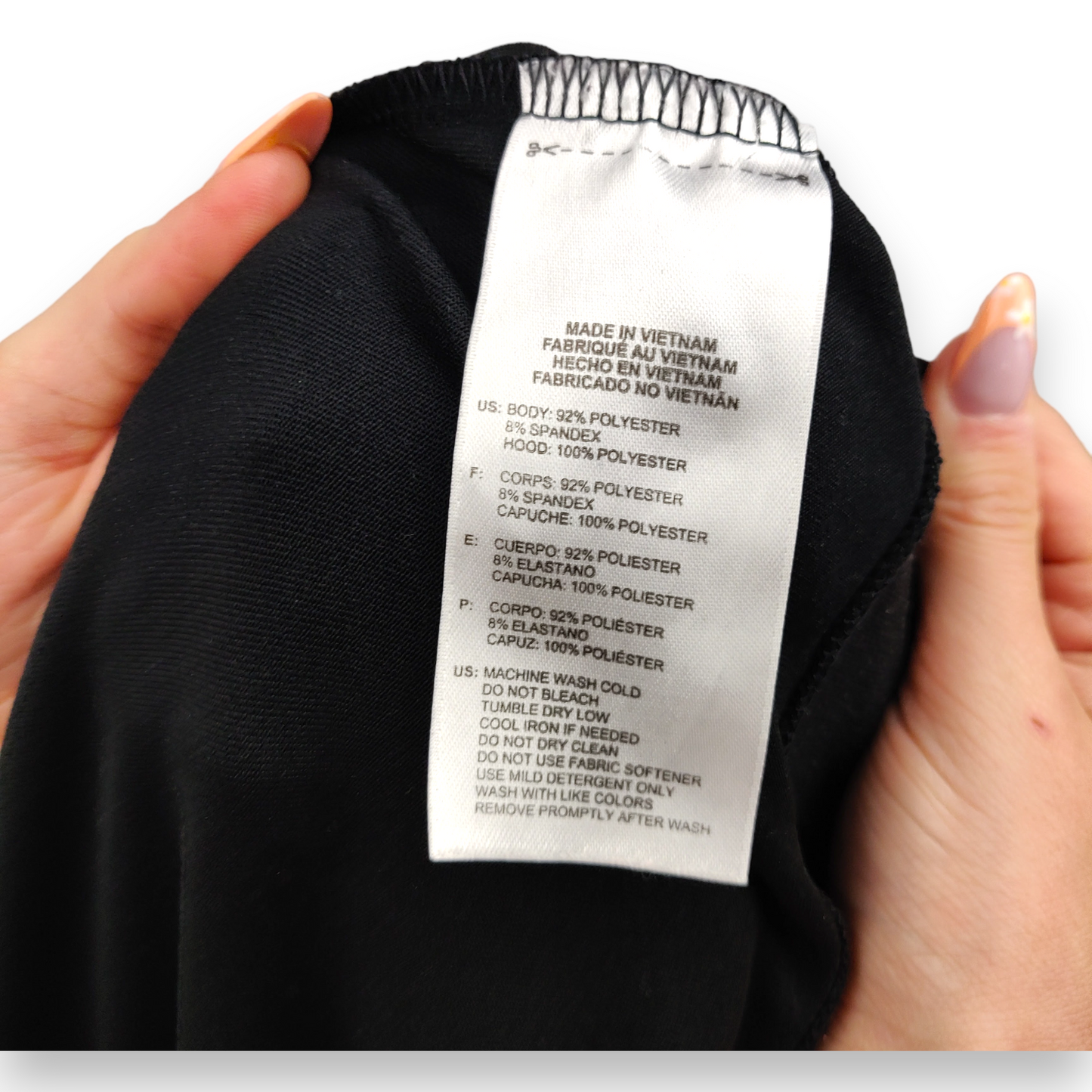 Adidas Black Full-Zip Long Hoodie Women Size Small UK 8-10