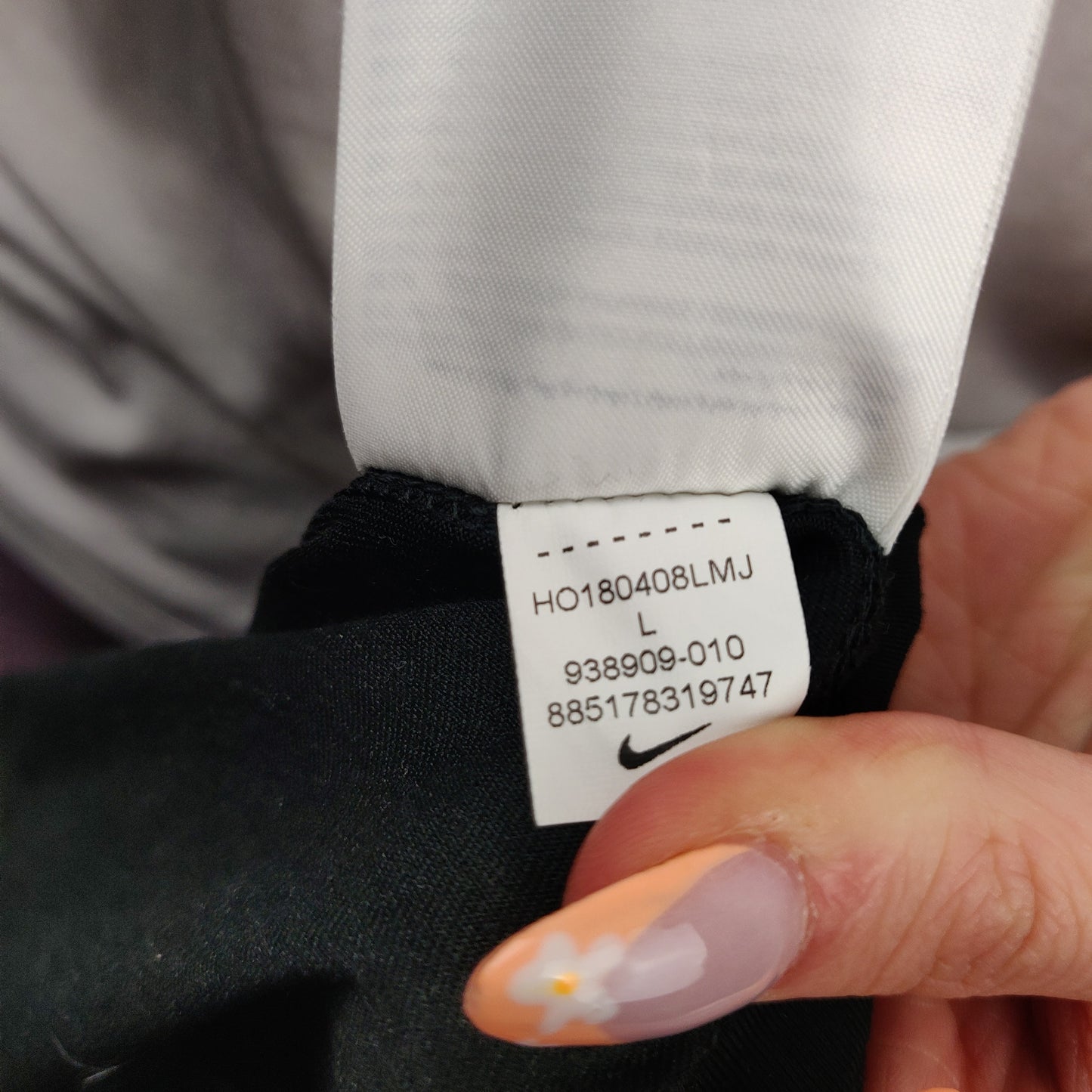 Nike Dri-Fit Element Black Half-Zip Running Training Top T-Shirt Girls Size Large ~ 938909-010