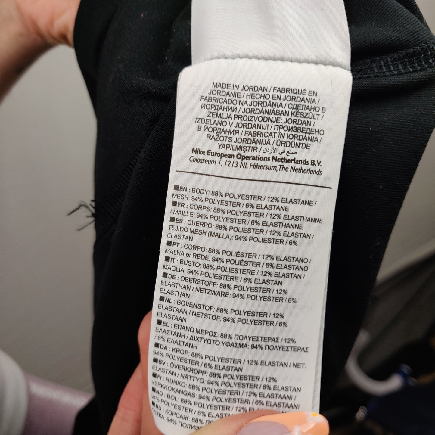 Nike Dri-Fit Element Black Half-Zip Running Training Top T-Shirt Girls Size Large ~ 938909-010