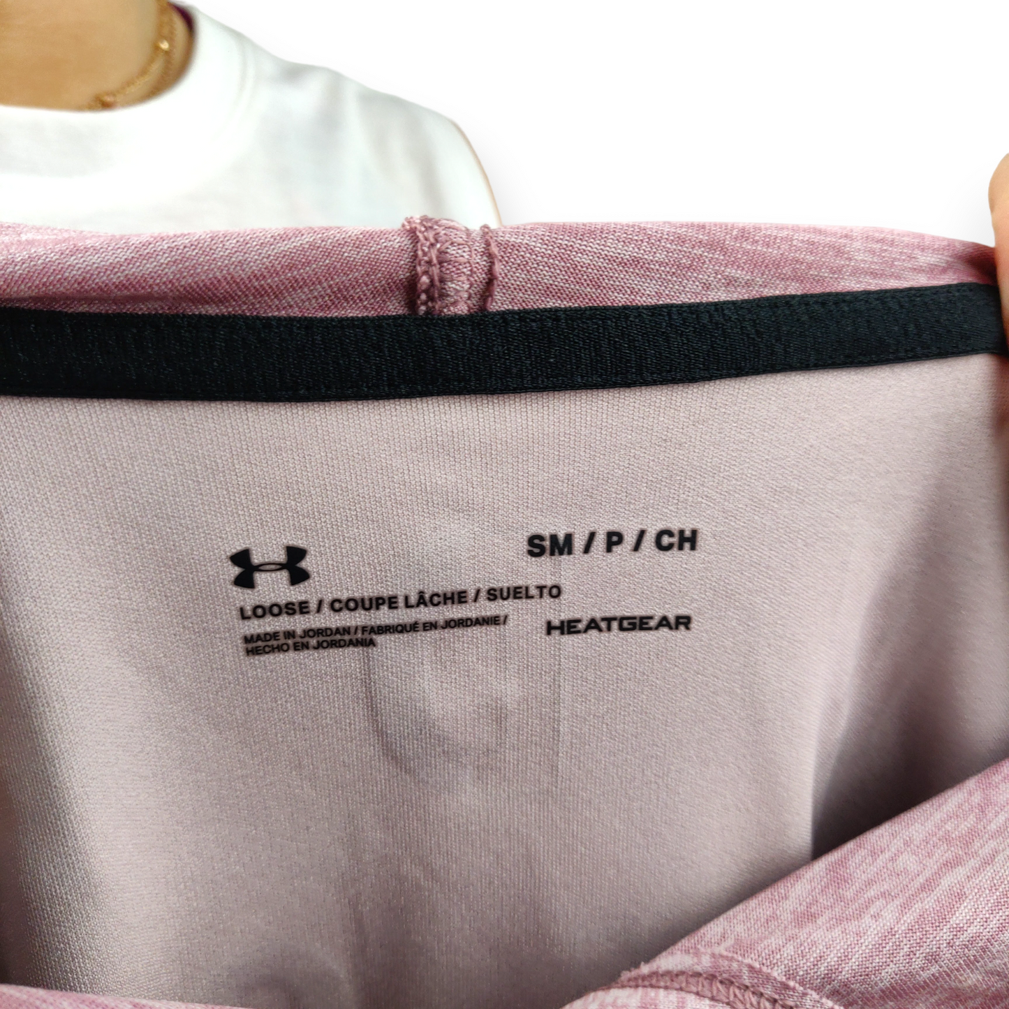 Under Armour Pink Activewear Loose Fit Pullover Hoodie Tech Twist Women Size Small