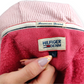 Tommy Hilfiger Pink Embroidered Full-Zip Hoodie Women Size Large