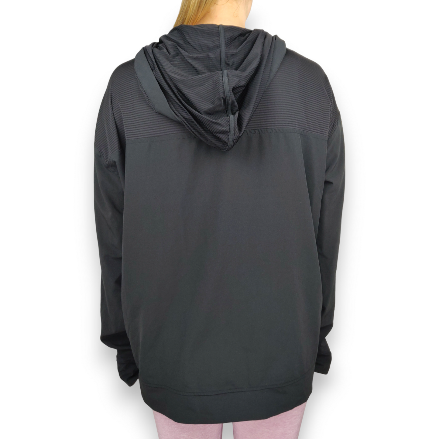 Victoria’s Secret Sport Black Loose Fit Pullover Hoodie Women Size Medium