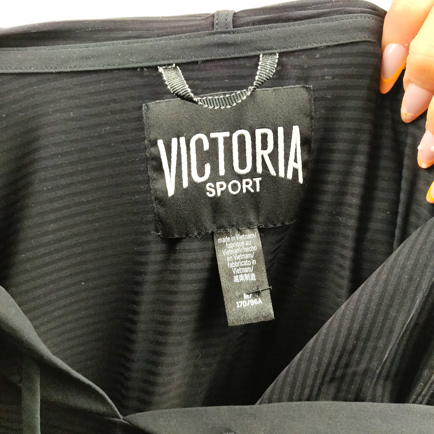 Victoria’s Secret Sport Black Loose Fit Pullover Hoodie Women Size Medium