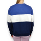 FILA Vintage Blue Embroidered Logo Loose Fit Pullover Sweatshirt Women Size XS / UK 8