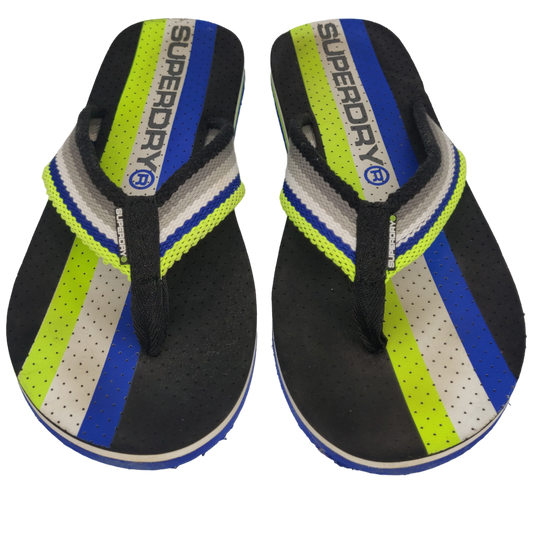 Superdry Multicolour Essential Logo Flip Flops Men Size UK 10