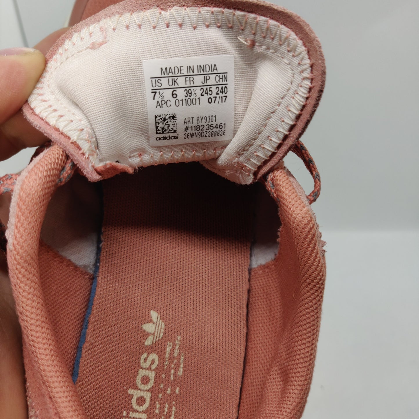 Adidas Pink FLB Flashback Trainers Sneakers Shoes Women Size UK 6 ~ BY9301