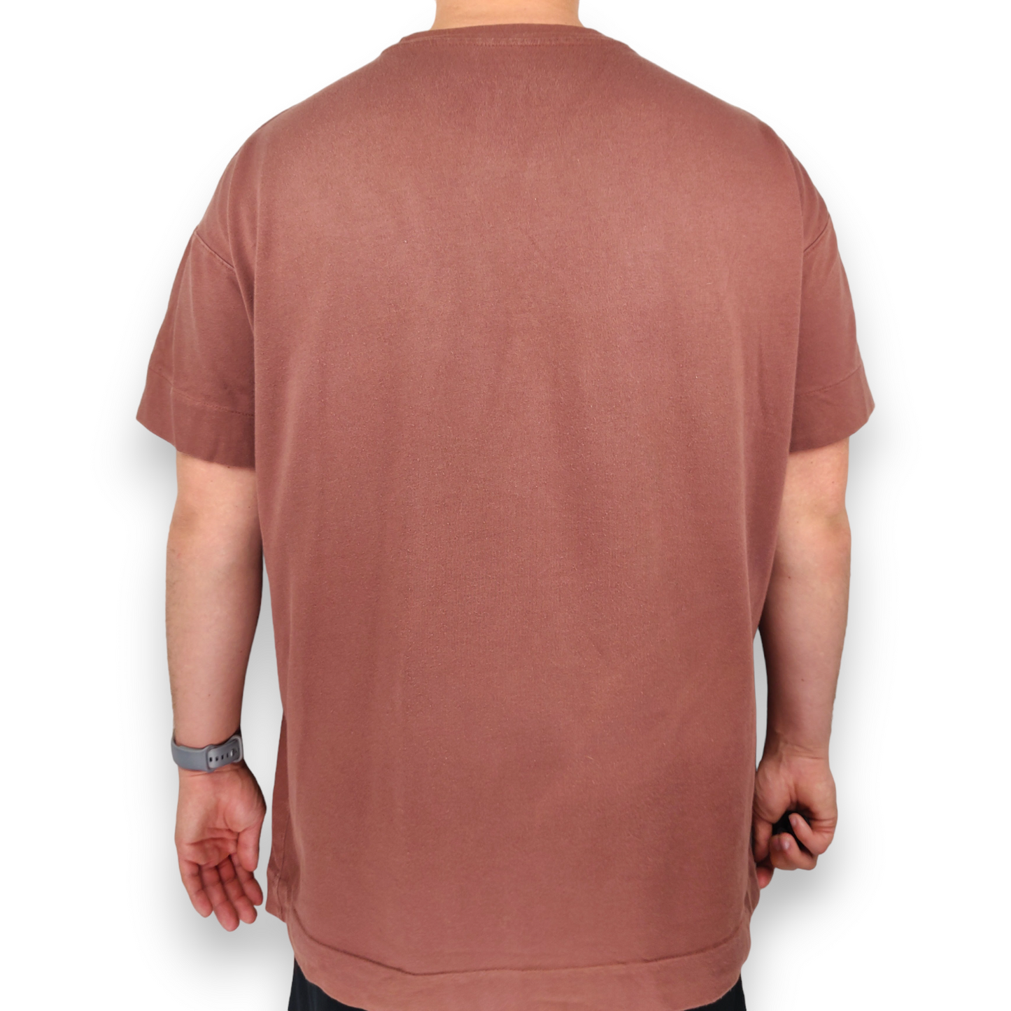 Nike Sportswear Brown NSW Text Tee Crew Neck T-shirt Men Size XL ~ 927396-236