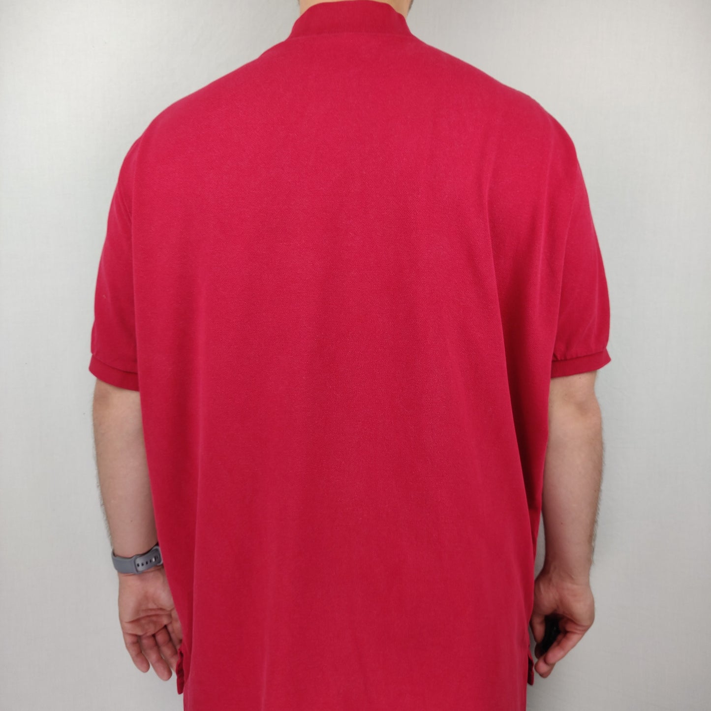 Polo Ralph Lauren Vintage Red Short Sleeve Soft-Touch Polo Shirt Men Size 2XL