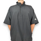 Adidas Vintage Black Pullover Short Sleeve Half Zip Windbreaker Golf Jacket Men Size XL