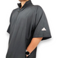 Adidas Vintage Black Pullover Short Sleeve Half Zip Windbreaker Golf Jacket Men Size XL