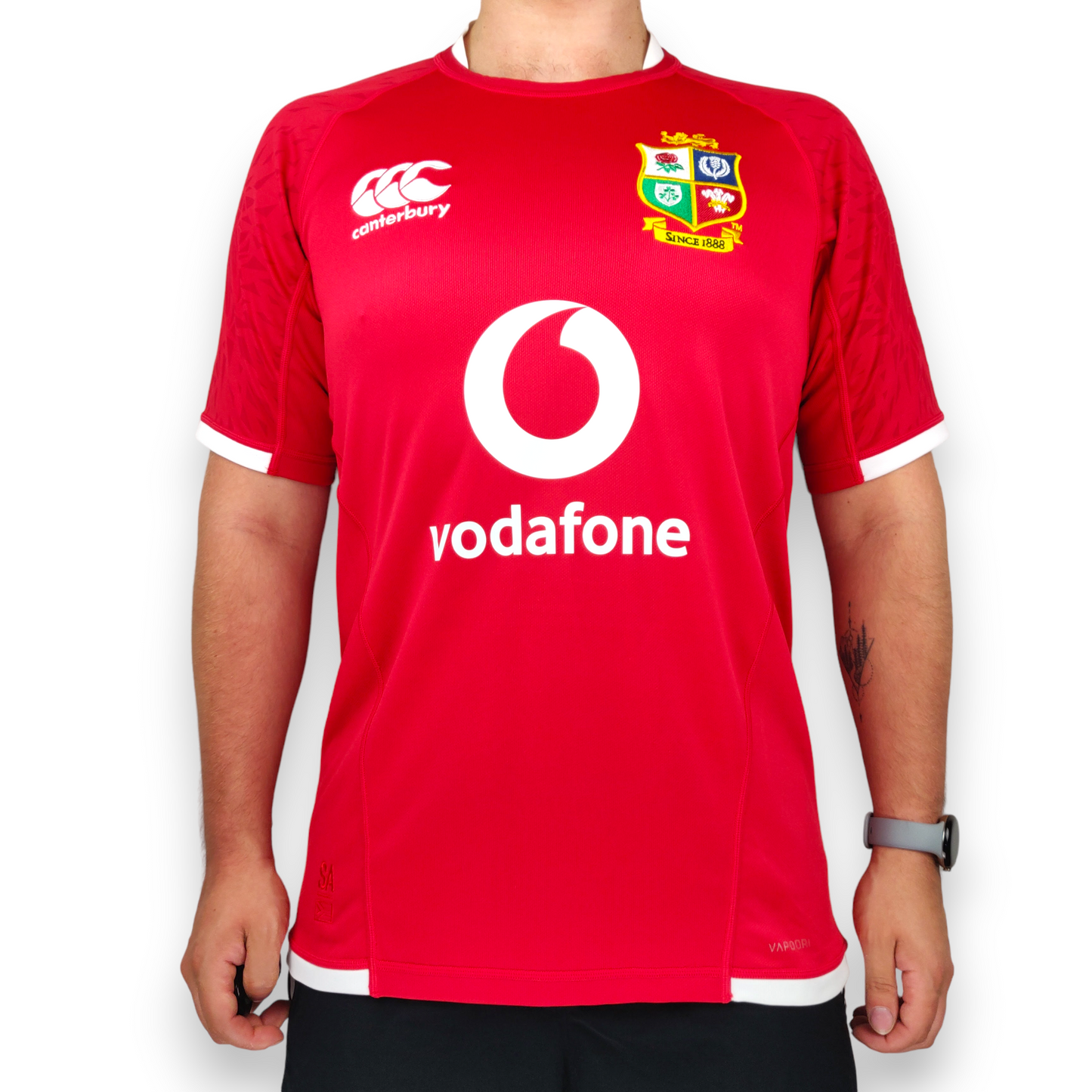 Canterbury Red British and Irish Lions Pro Shirt 2021 Rugby Jersey Men Size Large