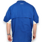 Dunlop Blue Short Sleeve Half-Zip Windbreaker Golf Jacket Men Size Large