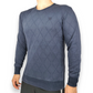 G-Star Raw Blue Quilted Pullover Crew Neck Sweatshirt Jumper Men Size Medium