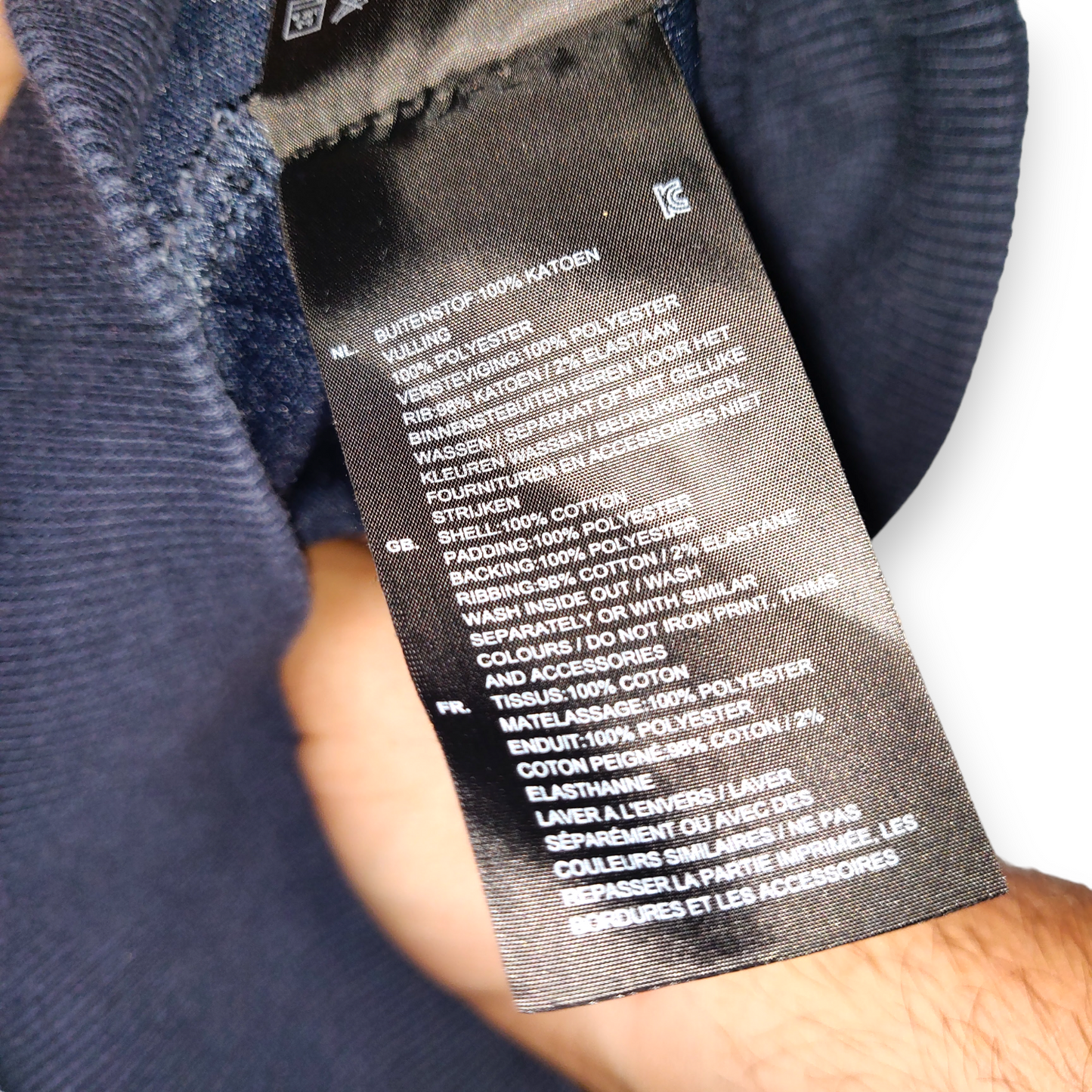 G-Star Raw Blue Quilted Pullover Crew Neck Sweatshirt Jumper Men Size Medium