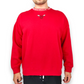 UNK NBA Chicago Bulls Red Loose Fit Pullover Crew Neck Embroidered Logo Sweatshirt Men Size Medium