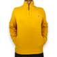 Nautica Vintage Yellow High Neck Half Zip Fleece Sweatshirt Jumper Men Size Large