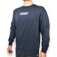 Nicce Navy Blue Spell Out Logo Pullover Crew Neck Sweatshirt Jumper Men Size Large