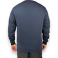 Nicce Navy Blue Spell Out Logo Pullover Crew Neck Sweatshirt Jumper Men Size Large