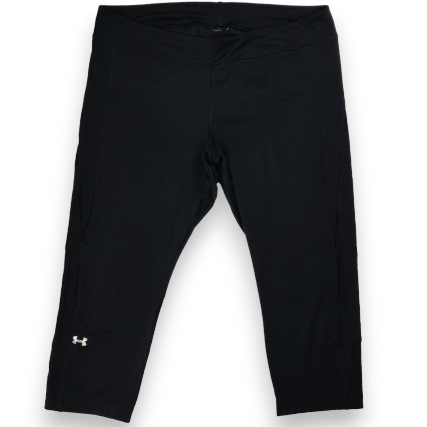 Under Armour Black Compression Running Gym Capri Leggings Pants Women Size XL