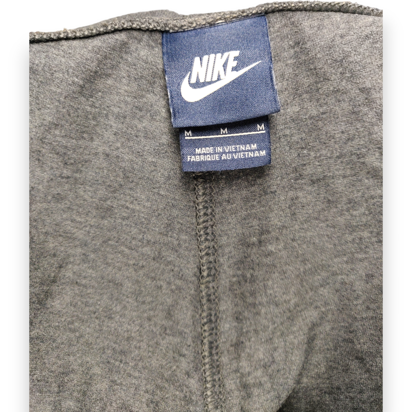 Nike Dark Grey Embroidered Tapered Leg Joggers Sweatpants Women Size Medium