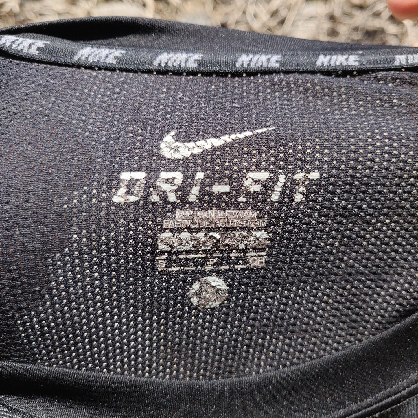 Nike Pro Combat Dri Fit Black Fitted Short Sleeve Base Layer T-Shirt Men Size Small