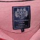 Paul Costelloe Living Pink Short Sleeve Half Button Oxford Polo Shirt Men Size Large