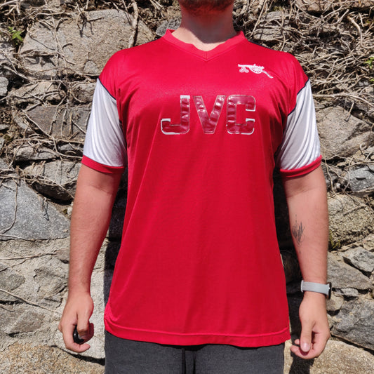 Arsenal Heritage JVC 1985 Red Centenary Retro Home Football Shirt Men Large