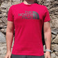 The North Face Red Short Sleeve Graphic Big Logo T-shirt Men Size Medium