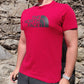 The North Face Red Short Sleeve Graphic Big Logo T-shirt Men Size Medium