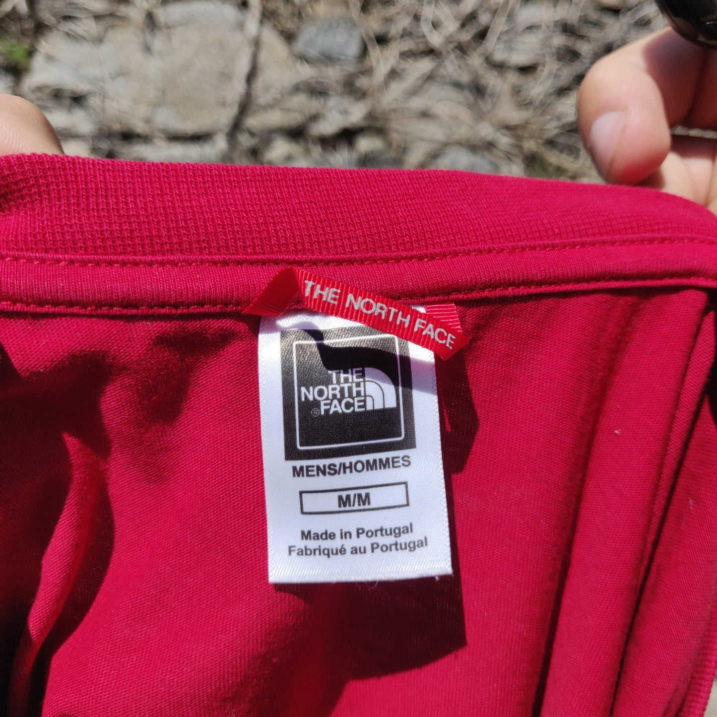 The North Face Red Short Sleeve Graphic Big Logo T-shirt Men Size Medium