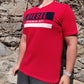 Diesel Jeanswear Dept Red Short Sleeve T-shirt Men Size Large