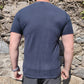 The Nike Tee Navy Blue Athletic Cut Short Sleeve Crew Neck T-shirt Men Size Medium