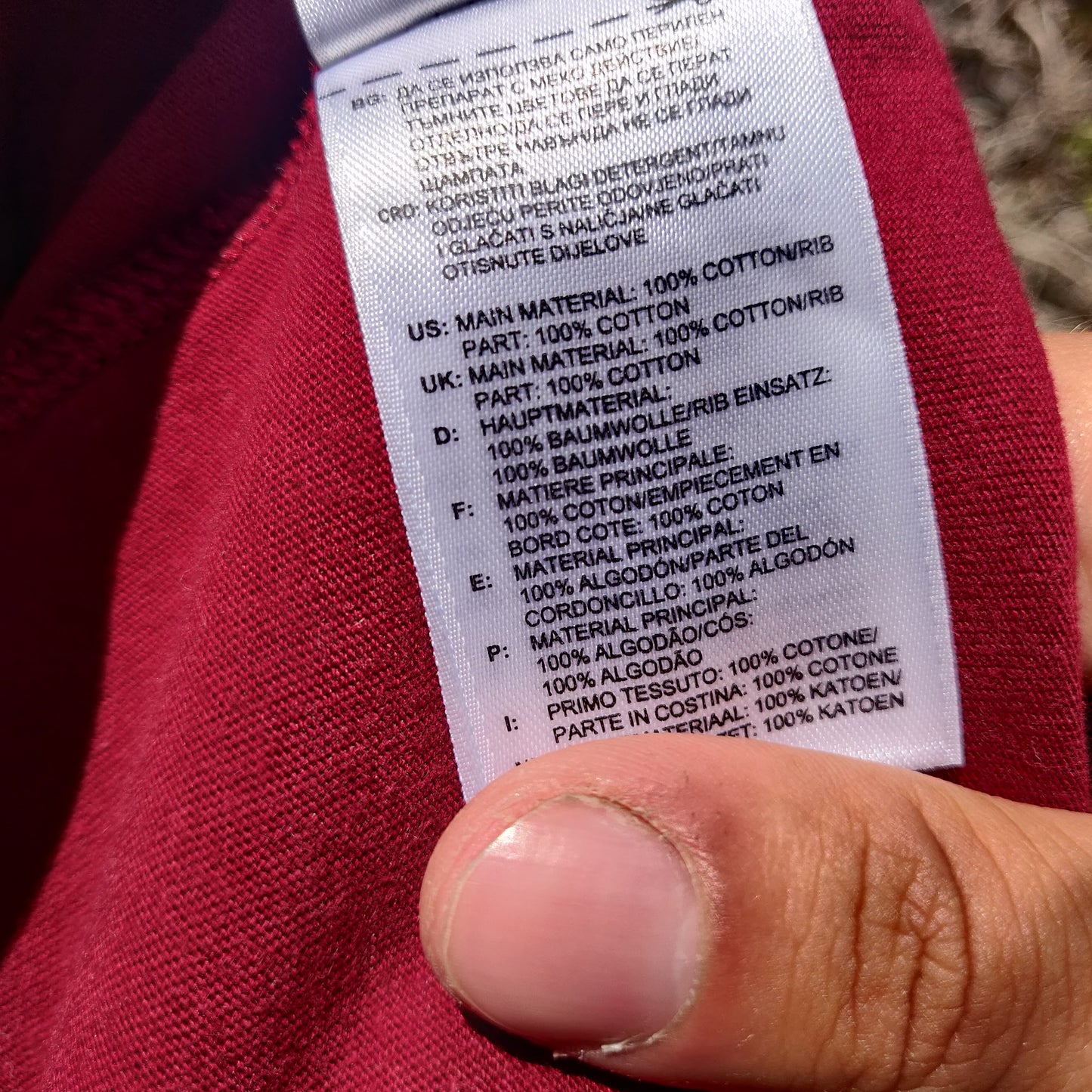 Adidas Red Short Sleeve 3 Stripes Logo Crew Neck T-shirt Men Size Medium