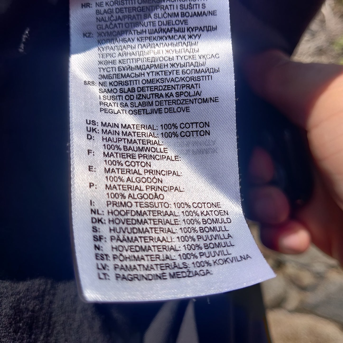 Adidas Black Short Sleeve V-Neck Embroidered Logo T-Shirt Men Size Large