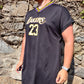 NBA Primark Black Lakers Lebron James #23 T-Shirt Jersey Dress Women Medium