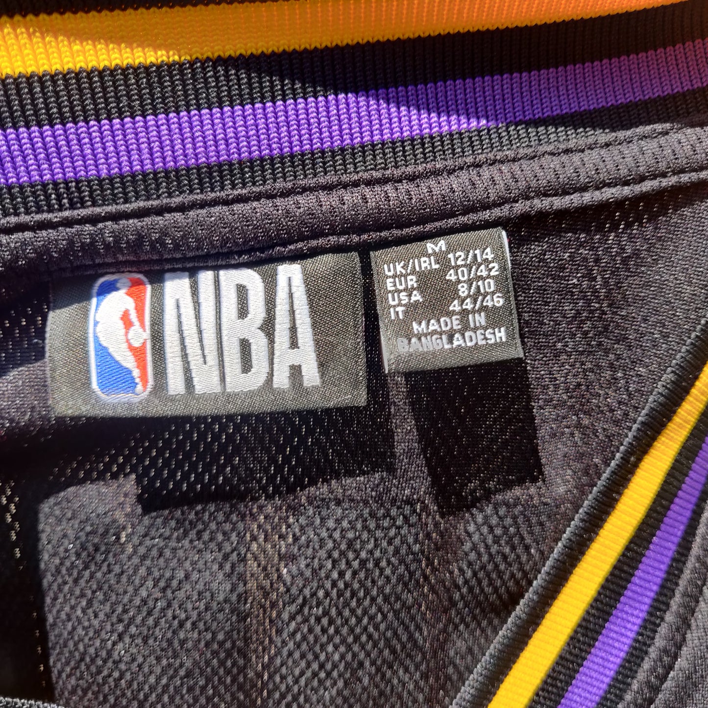 NBA Primark Black Lakers Lebron James #23 T-Shirt Jersey Dress Women Medium