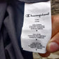 Champion Black Short Sleeve Spell Out Logo Crew Neck T-shirt Men Size Medium