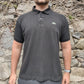 Lacoste Black Short Sleeve Classic Fit Button Up Cotton Polo Shirt Men Size Large / 5