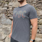 ACDC Grey Short Sleeve Graphic Crew Neck T-Shirt Men Size Large