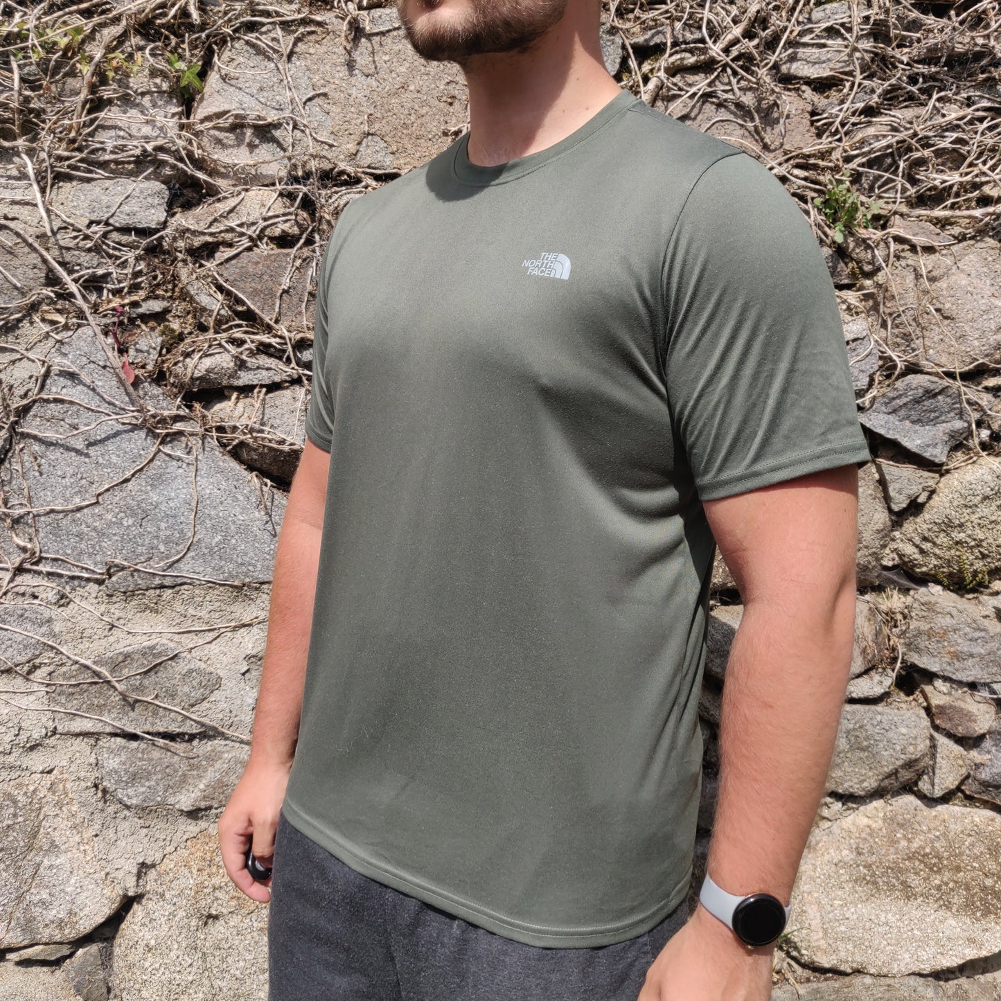 The North Face Green Short Sleeve Activewear T-Shirt Men Size Medium