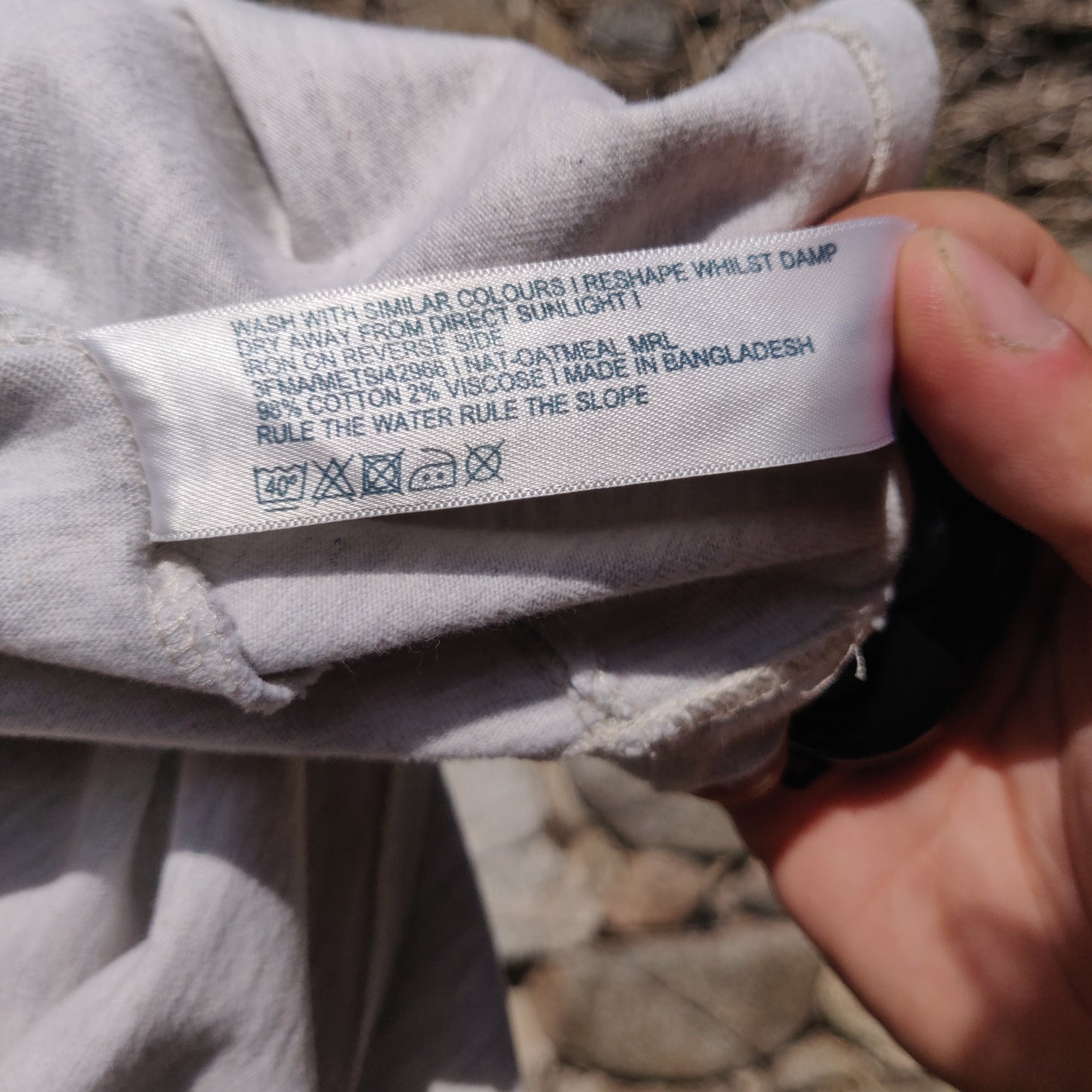 Fat Face Touring Since '88 Weekend Series White Crew Neck T-Shirt Men Size Medium