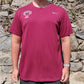 Nike Dri-Fit CWU Rugby Red Short Sleeve Crew Neck T-Shirt Men Size XL