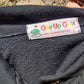 One Up Golf Vintage Black Loose Fit Embroidered Jumper Sweater Women Large