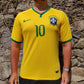 Nike Brazil 2014/2015 Neymar Jr #10 Home Football Shirt Jersey Men Size Medium