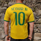 Nike Brazil 2014/2015 Neymar Jr #10 Home Football Shirt Jersey Men Size Medium