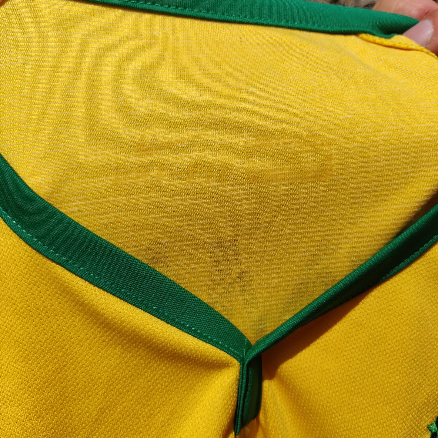 Nike Brazil 2014/2015 Neymar Jr #10 Home Football Shirt Jersey Men Size Medium