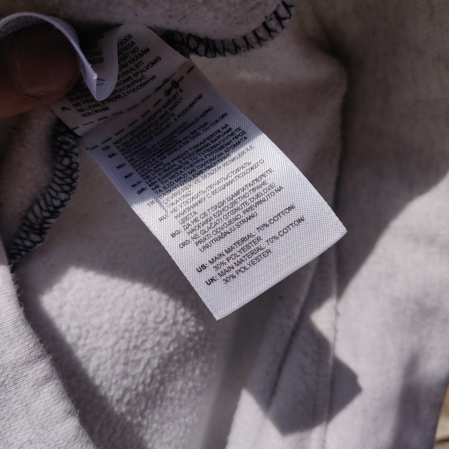 Adidas 3 Stripes Blue White Logo Spell Out Crew Neck Sweatshirt Jumper Men Large