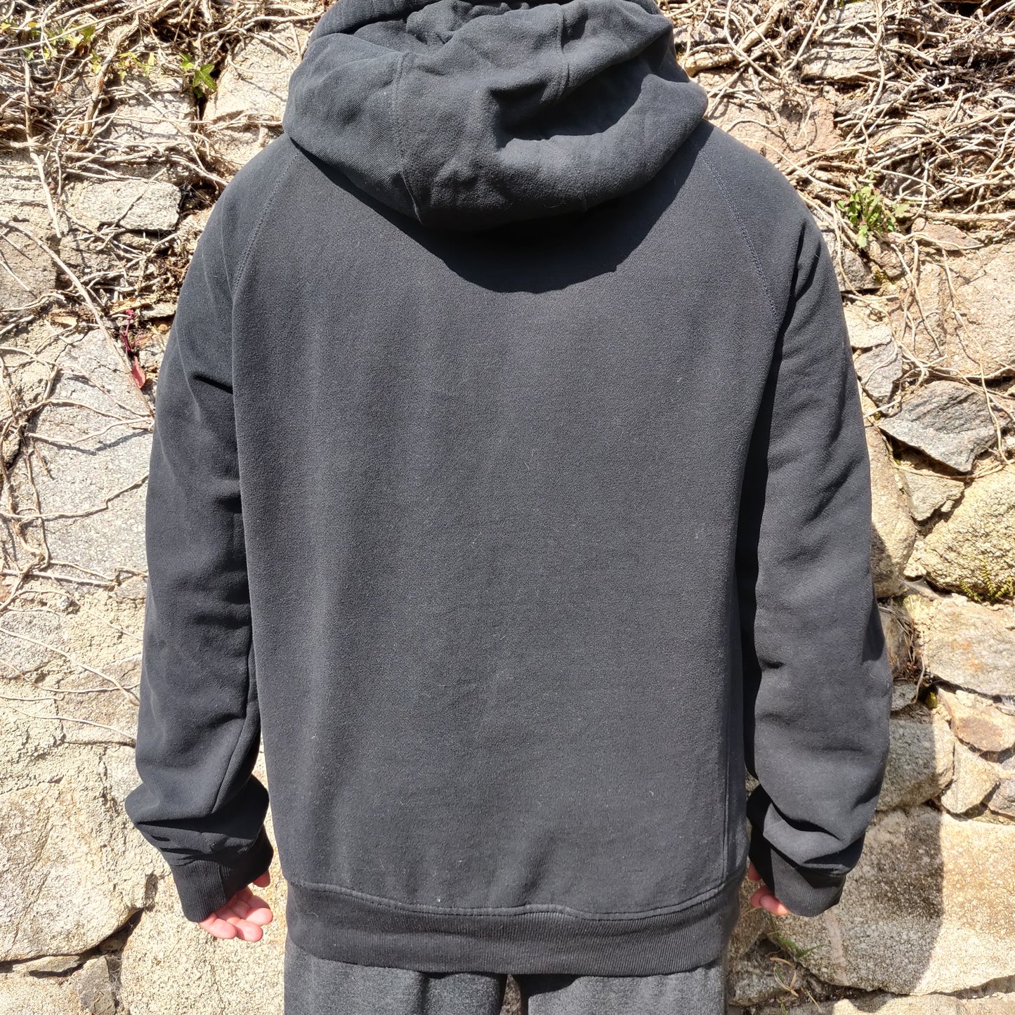 Timberland New Hampshire Vintage Black Regular Fit Pullover Hoodie Men Size XL