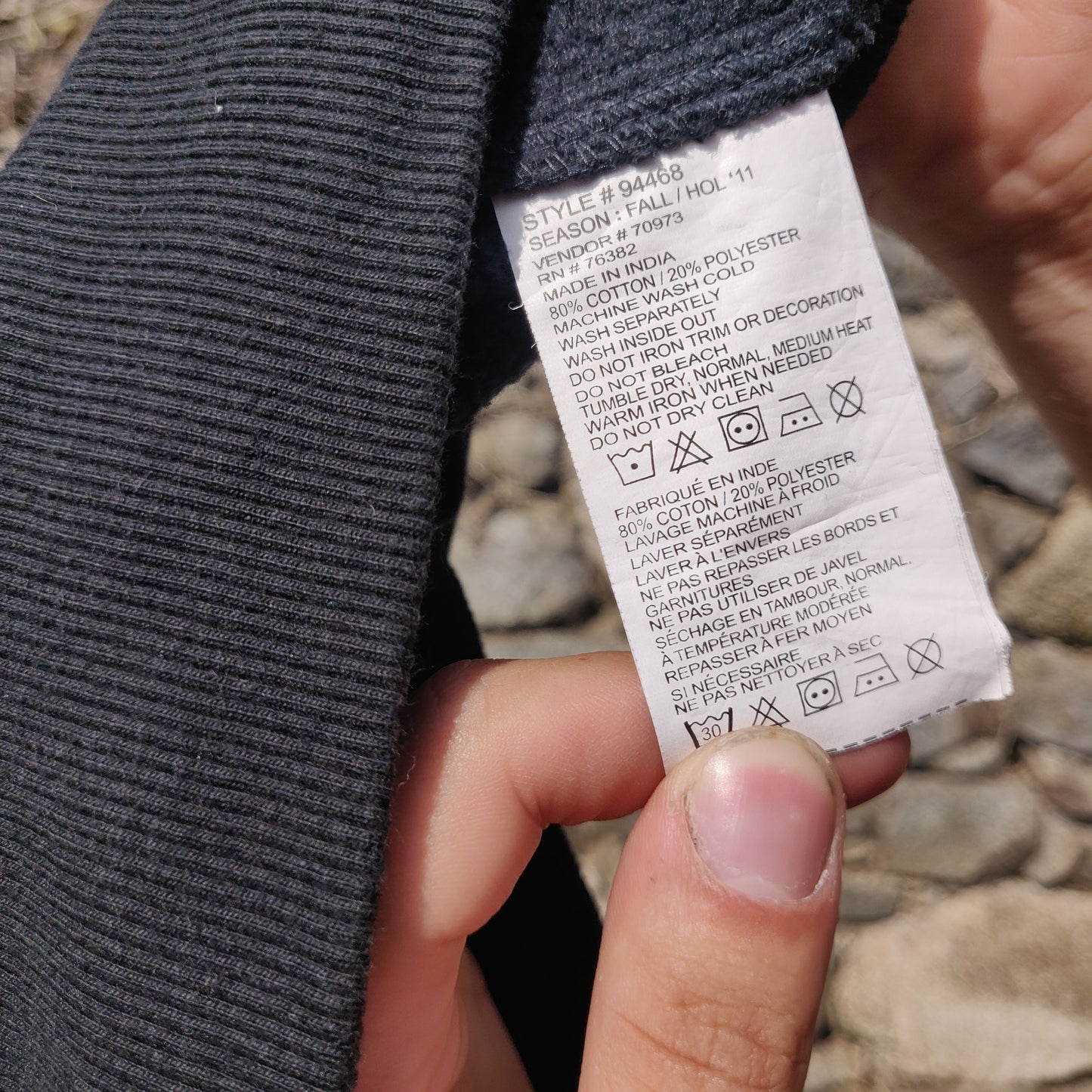 Timberland New Hampshire Vintage Black Regular Fit Pullover Hoodie Men Size XL